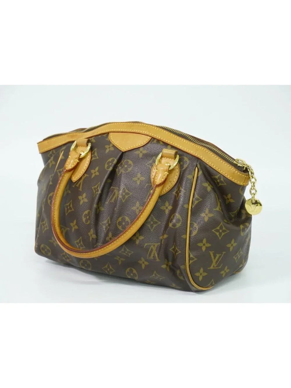 Louis Vuitton LV Tivoli PM Monogram Handbag Brown